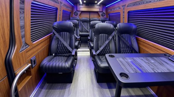18 passenger sprinter van interior boston