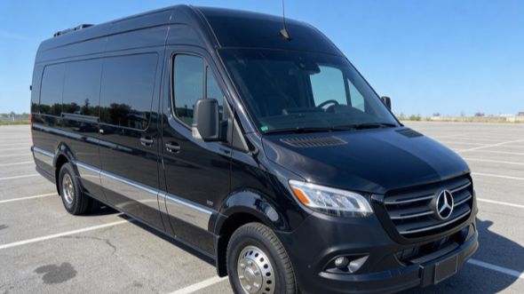 quincy airport sprinter van service