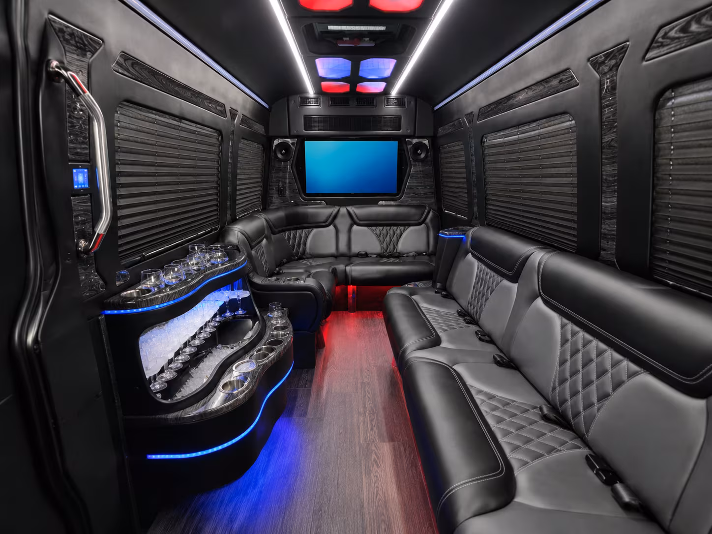 providence sprinter limousine inside